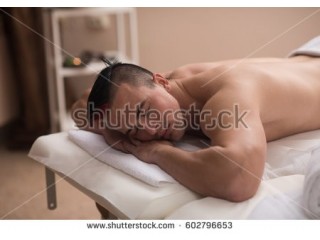 Couples man to man massage by male in out call