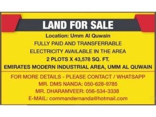 Land For Sale Umm Al Quwain (UAE)