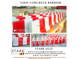 Used concrete barrier for sale -0,5,2,8,0,7,2,4,2,4-STARKGULF -Aed 80