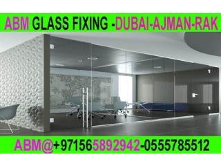 Office glass partition company in ajman dubai sharjah