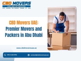 CBD Movers UAE: Premier Movers and Packers in Abu Dhabi