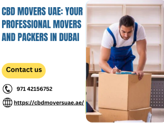 CBD Movers UAE: Your Professional Movers and Packers in Dubai