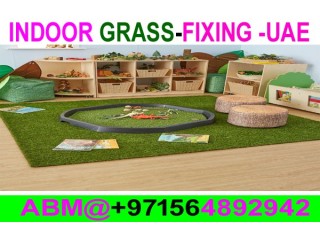 Natural & Realistic Outdoor Indoor Artificial Grass Fixing Dubai , ajman Sharjah