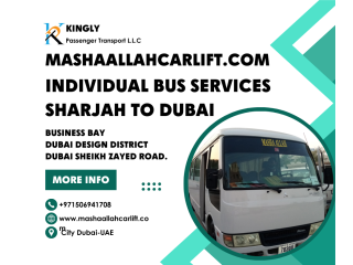 Carpooling Sharjah to Business Bay, Dubai Design District