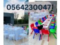 vip-wooden-glass-tables-and-chairs-rentals-in-dubai-luxury-event-furniture-details-small-0