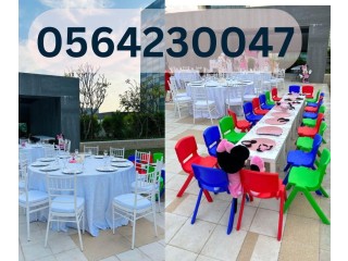 VIP Wooden & Glass Tables And Chairs Rentals In Dubai - Luxury Event Furniture details