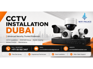 CCTV Installation Dubai - Professional Security Camera Installation, Access Control and CCTV Maintenance Services